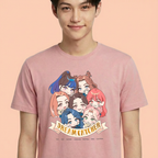 Camiseta Dreamcatcher Chibi Style rosa