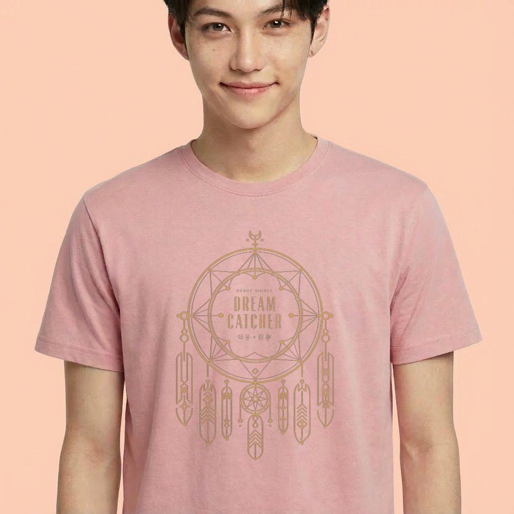 Camiseta camiseta-basica-dreamcatcher-dream-filter - Rosa