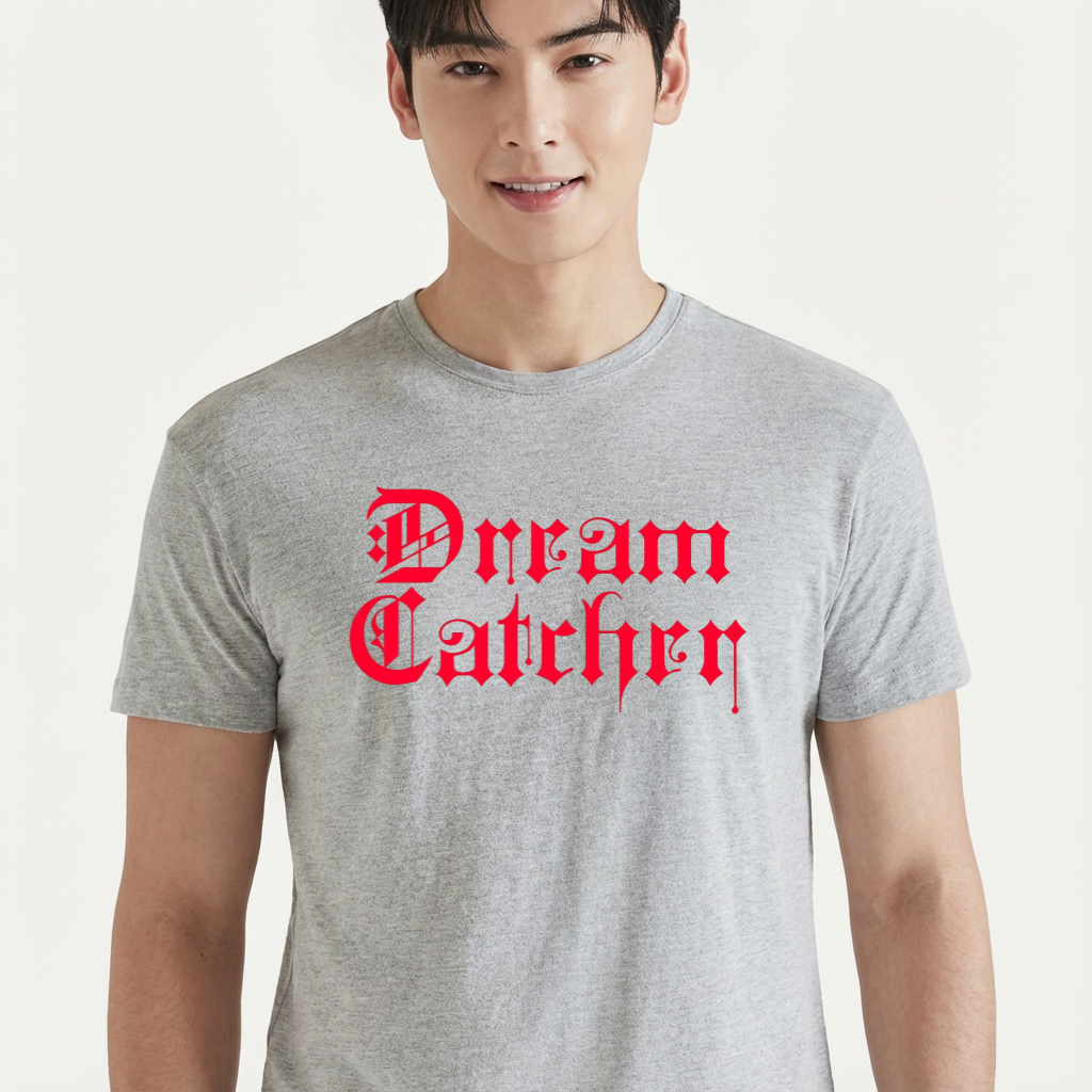 Camiseta camiseta-basica-dreamcatcher-logo - Cinza