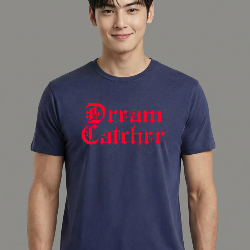 Camiseta camiseta-basica-dreamcatcher-logo - Azul