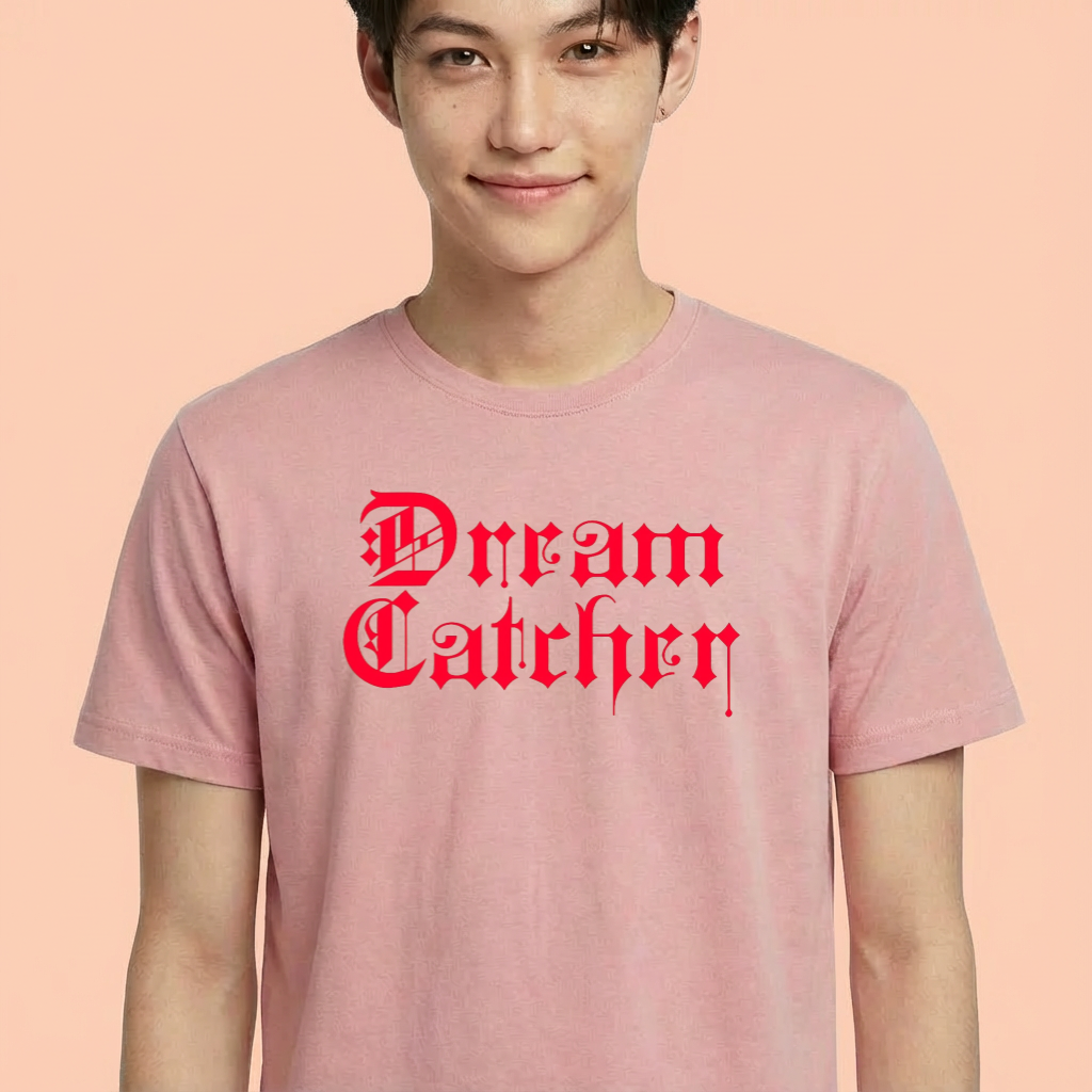 Camiseta Dreamcatcher Logo rosa