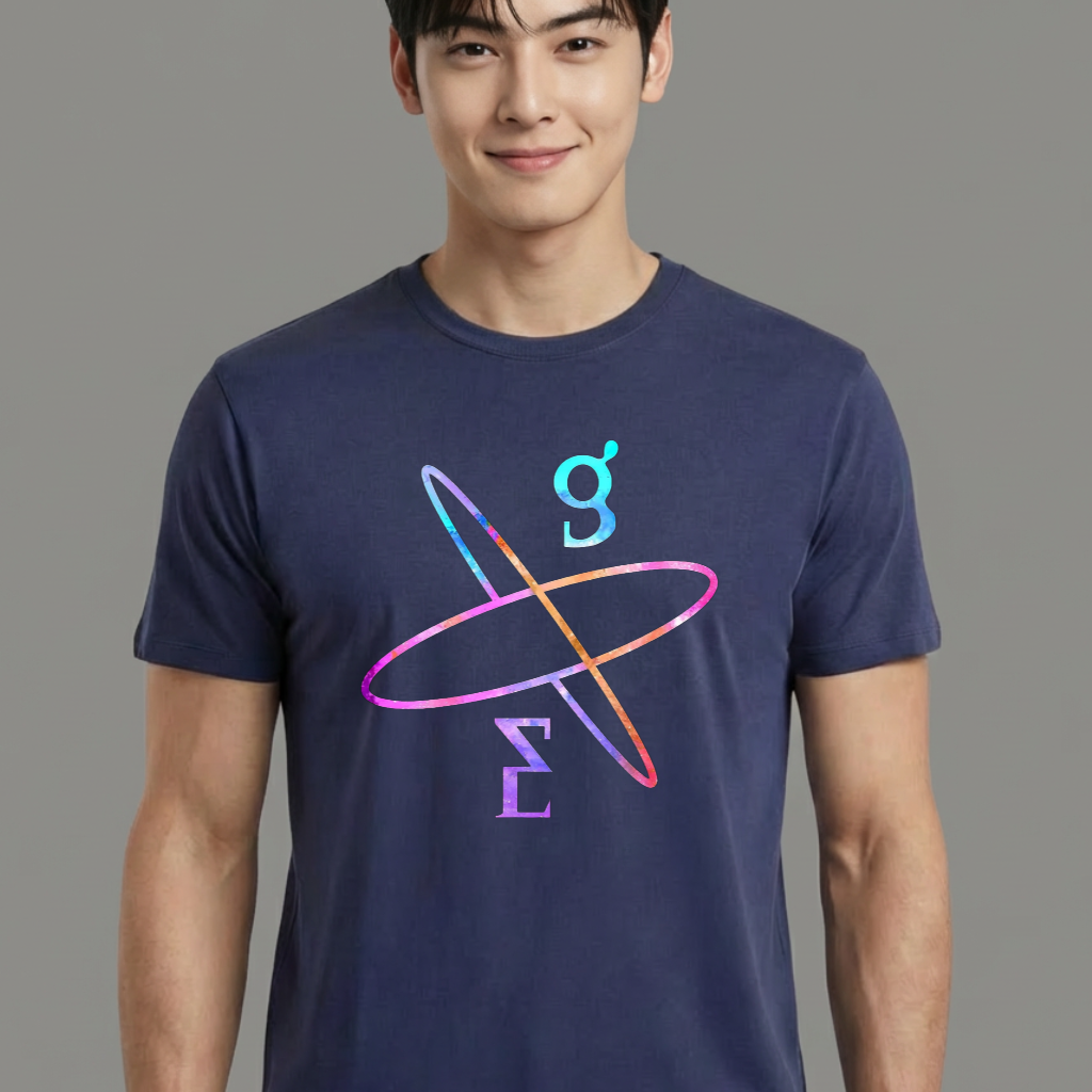 Camiseta camiseta-basica-everglow-design - Azul