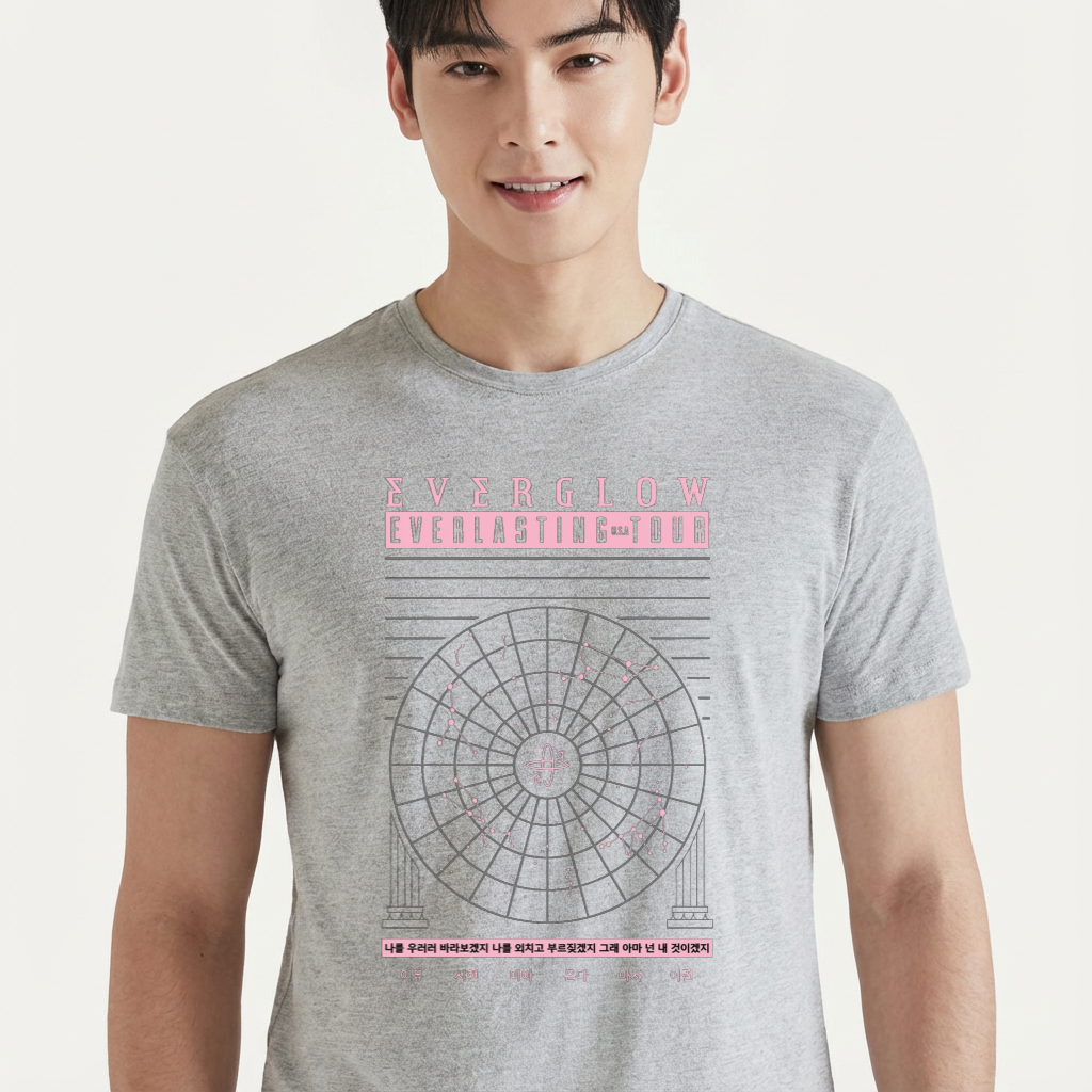 Camiseta Everglow Everlasting Tour cinza