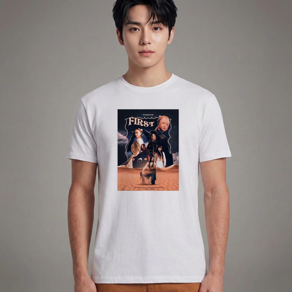 Camiseta Básica Everglow First Photo - Branca