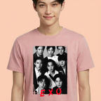 Camiseta EXO Group rosa