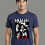 Camiseta EXO Group azul
