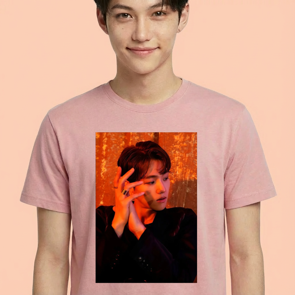 Camiseta camiseta-basica-exo - Rosa