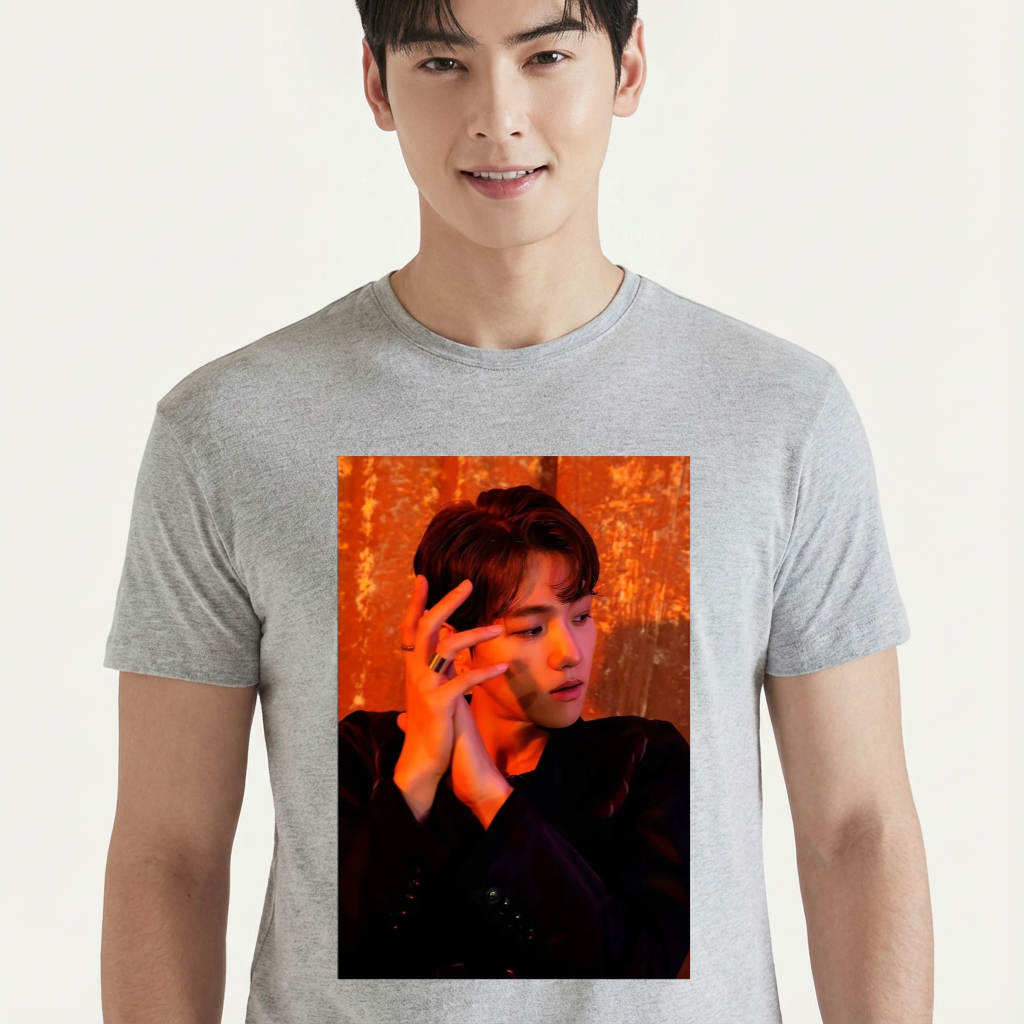Camiseta EXO cinza