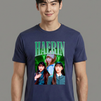 Camiseta Haerin NewJeans azul
