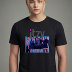 Camiseta ITZY Group preta