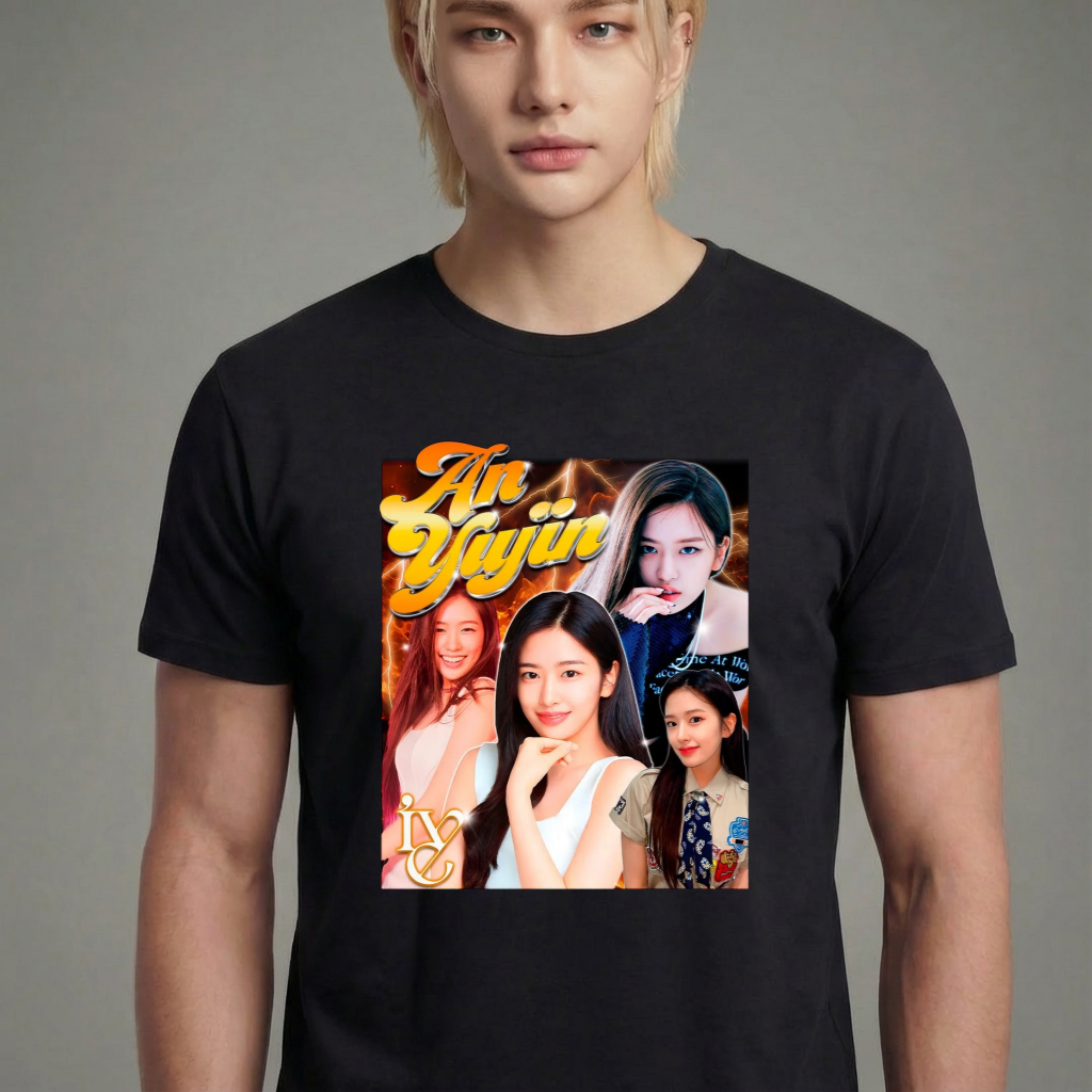 Camiseta camiseta-basica-ive-an-yujin - Preta
