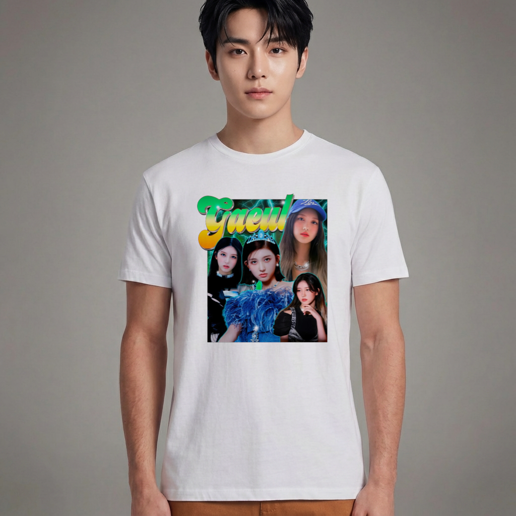 Camiseta IVE Gaeul branca