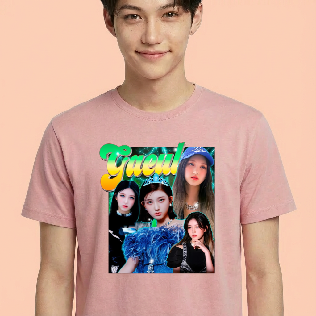 Camiseta camiseta-basica-ive-gaeul - Rosa