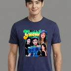 Camiseta IVE Gaeul azul