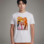 Camiseta IVE Kim Jiwon branca