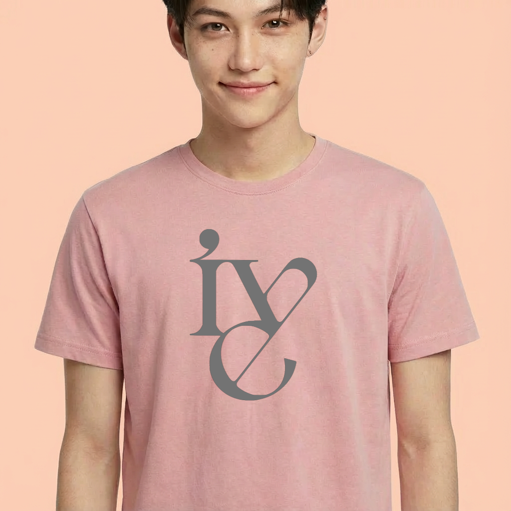 Camiseta IVE Logo rosa