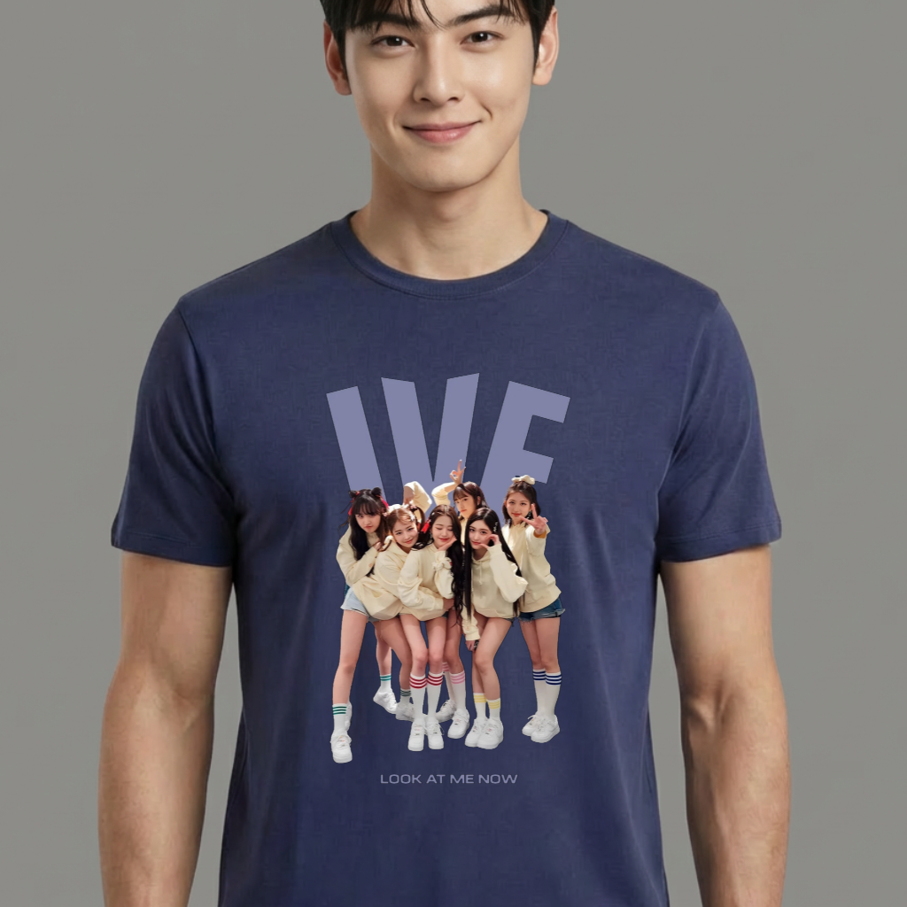 Camiseta camiseta-basica-ive-look-at-me-now - Azul