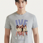 Camiseta IVE Look at Me Now cinza