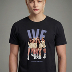 Camiseta IVE Look at Me Now preta