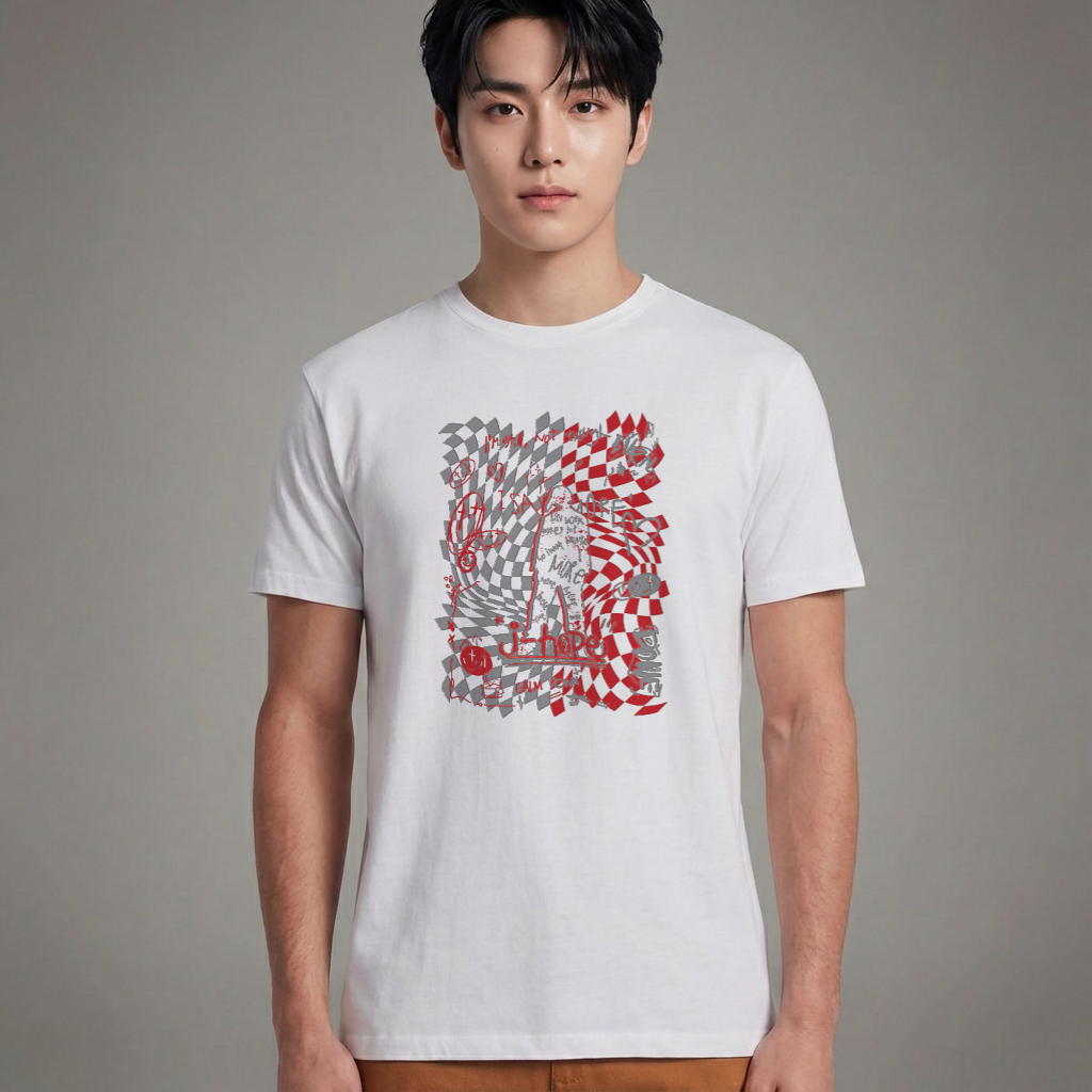 Camiseta Básica J-Hope More - Branca