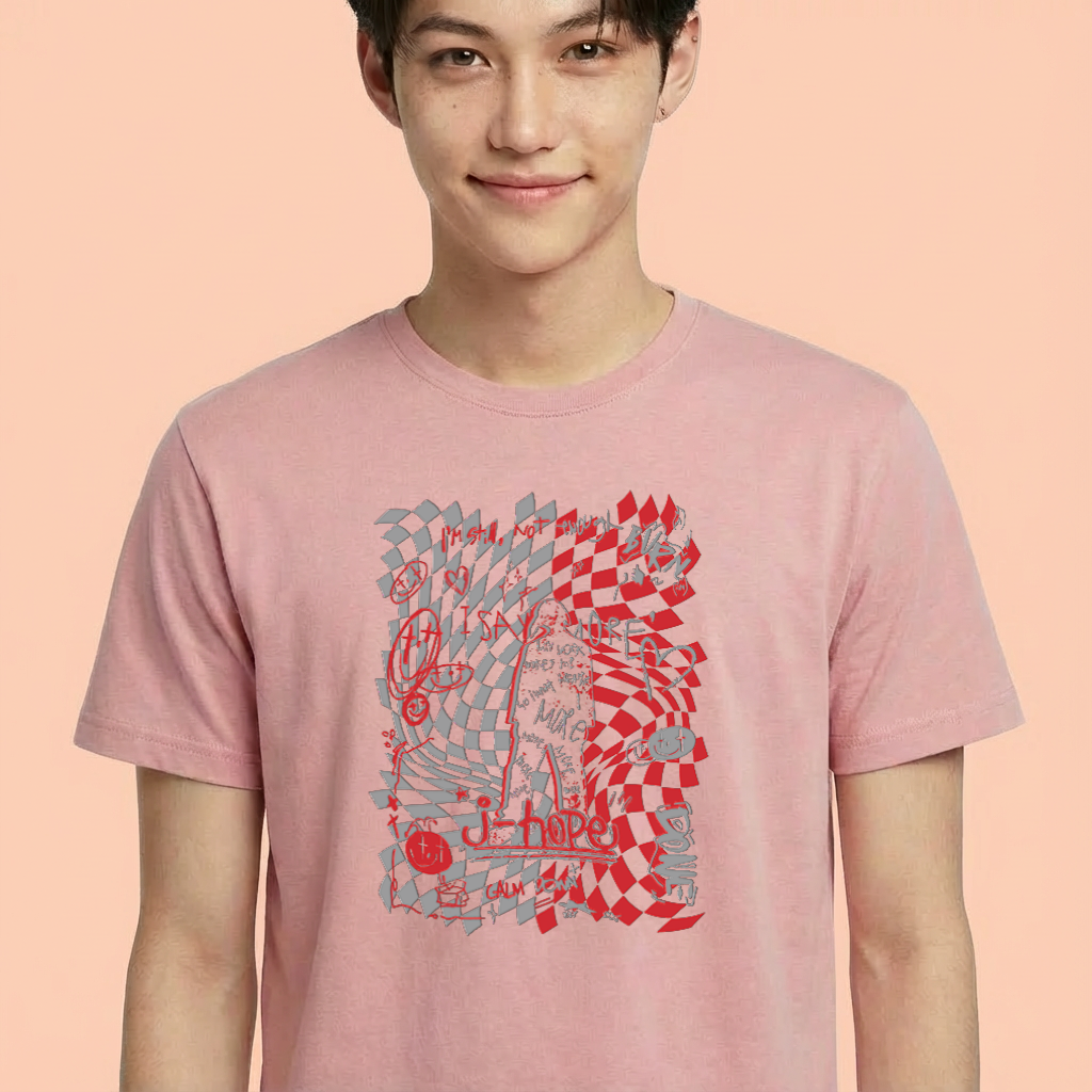 Camiseta camiseta-basica-j-hope-more - Rosa