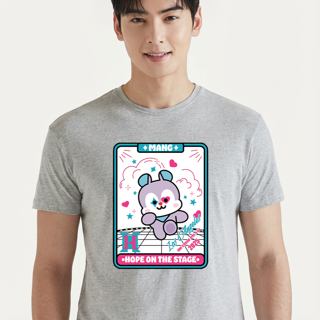 Camiseta J-Hope On Mang cinza