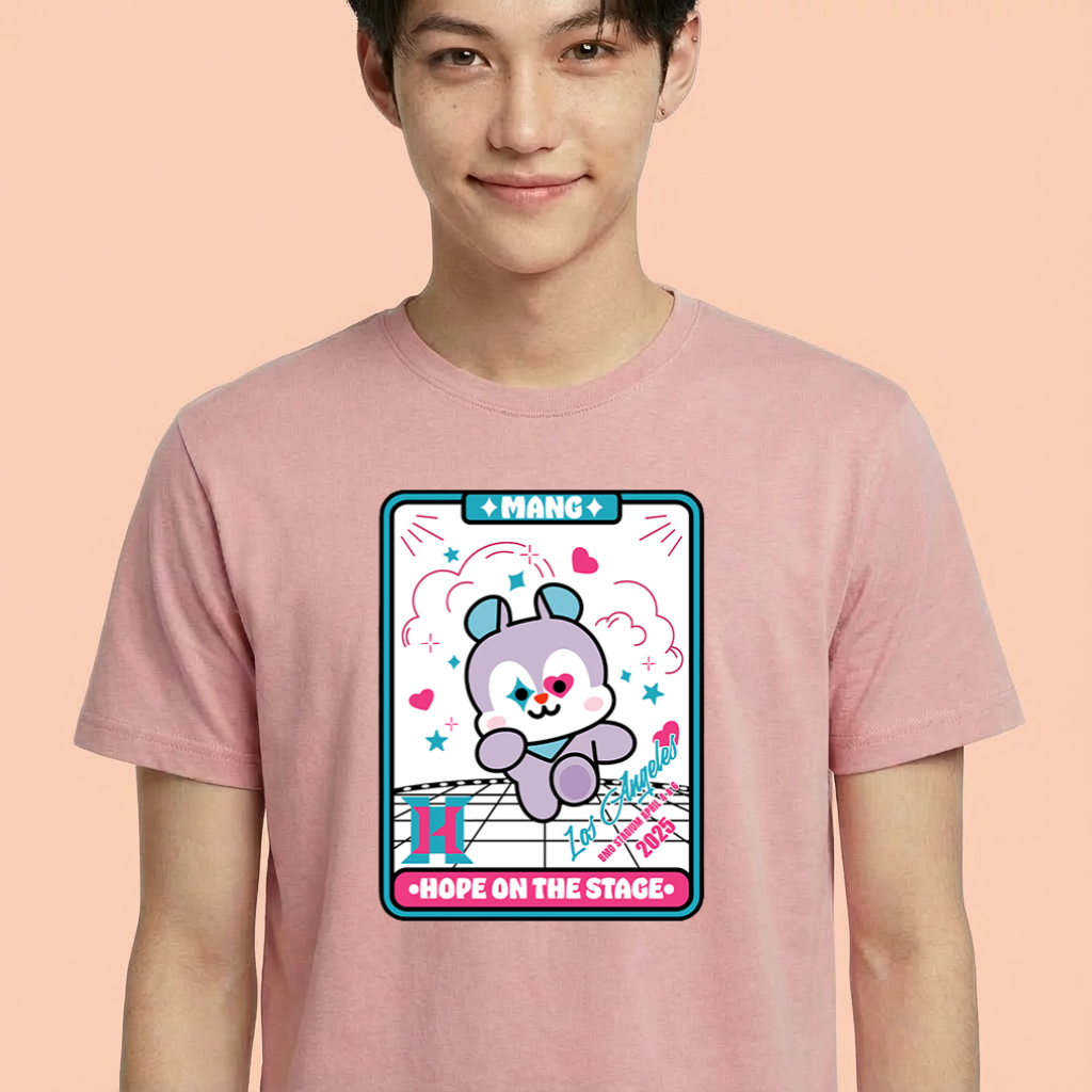 Camiseta camiseta-basica-j-hope-on-mang - Rosa