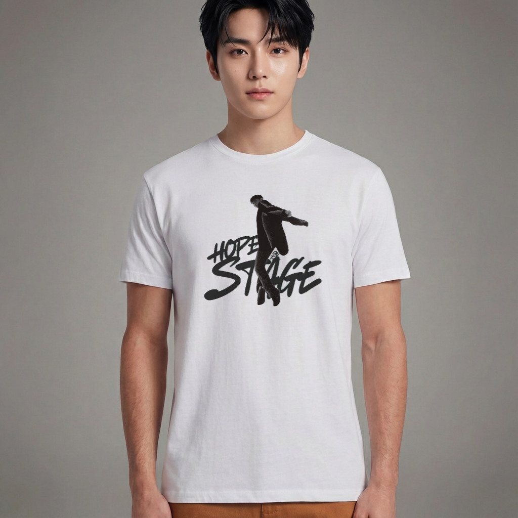 Camiseta Básica J- Hope On The Stage Dance - Branca