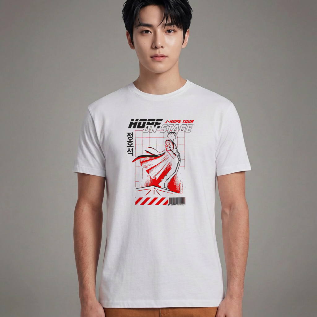 Camiseta Básica J-Hope On The Stage - Branca