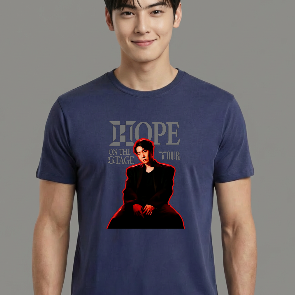 Camiseta camiseta-basica-j-hope-on-tour - Azul