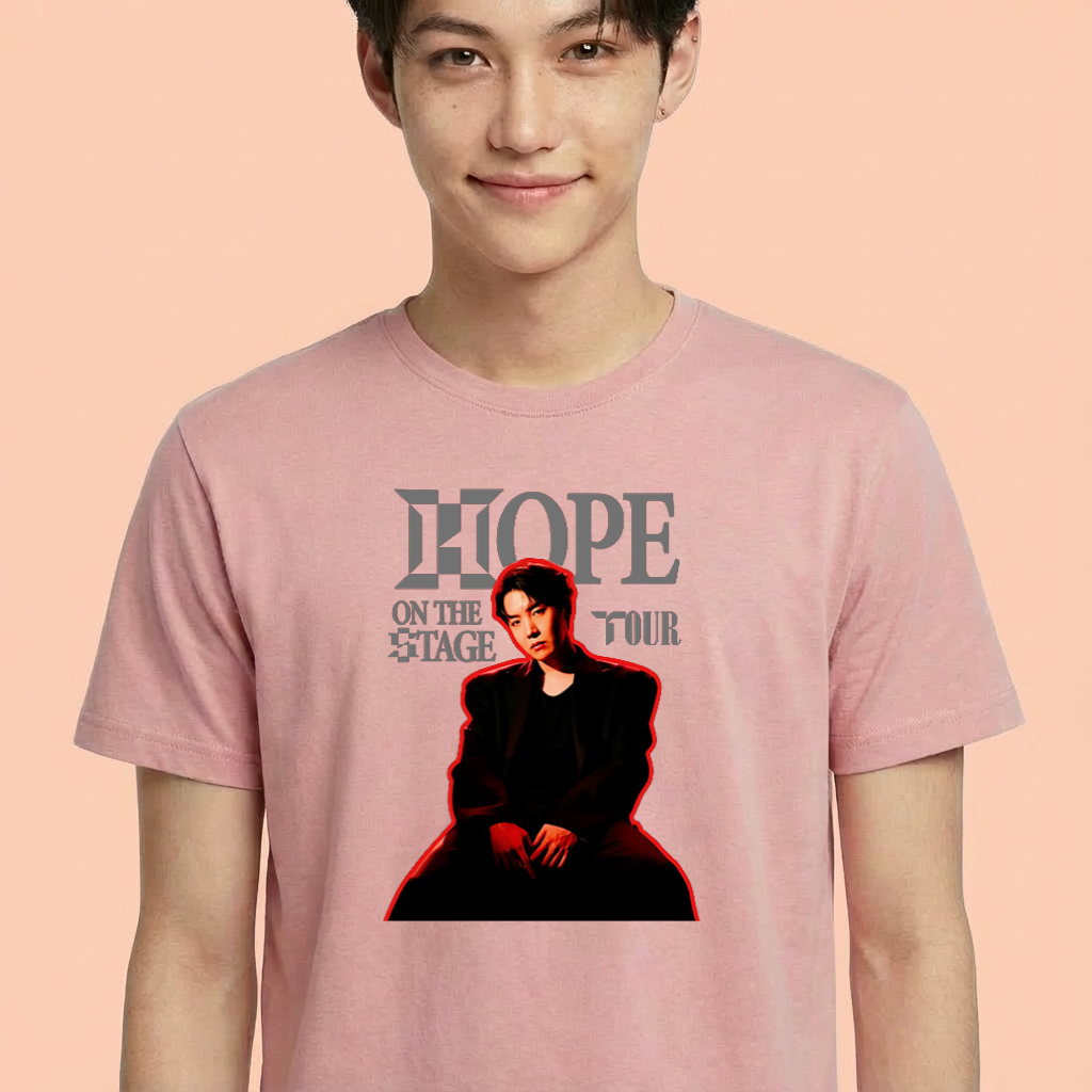 Camiseta camiseta-basica-j-hope-on-tour - Rosa