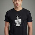 Camiseta Jimin BTS Stars preta