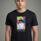 Camiseta Jimin BTS The Eras preta