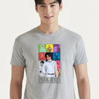 Camiseta Jimin BTS The Eras cinza