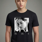 Camiseta Kai EXO preta