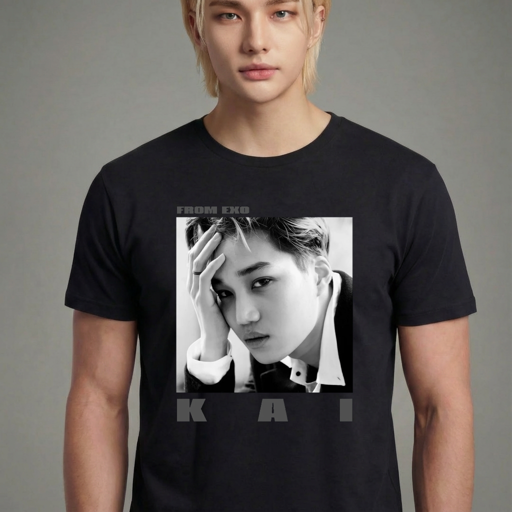 Camiseta camiseta-basica-kai-exo - Preta