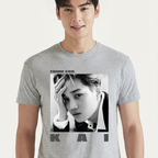 Camiseta Kai EXO cinza
