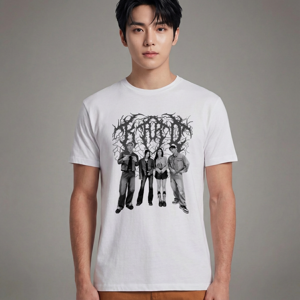 Camiseta Kard in Flames branca