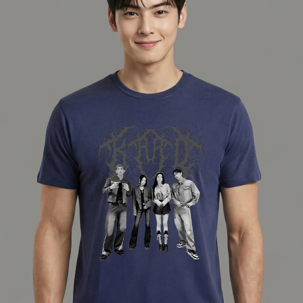 Camiseta camiseta-basica-kard-in-flames - Azul