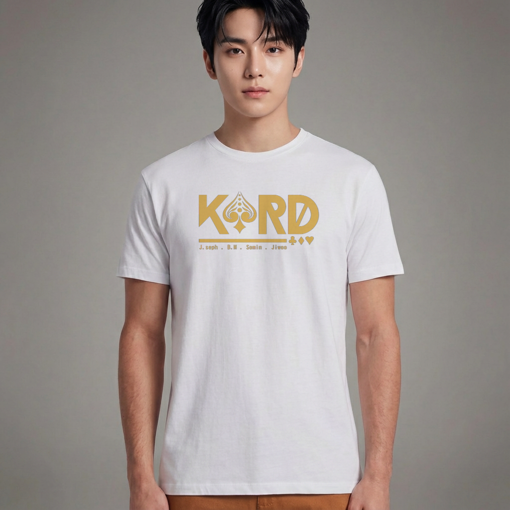 Camiseta Básica Kard Spade Suits - Branca