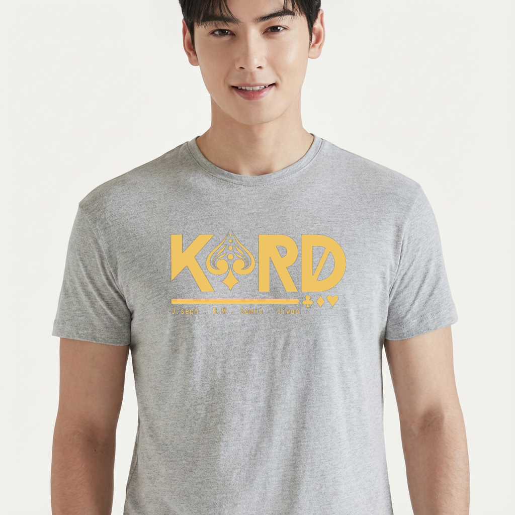 Camiseta camiseta-basica-kard-spade-suits - Cinza