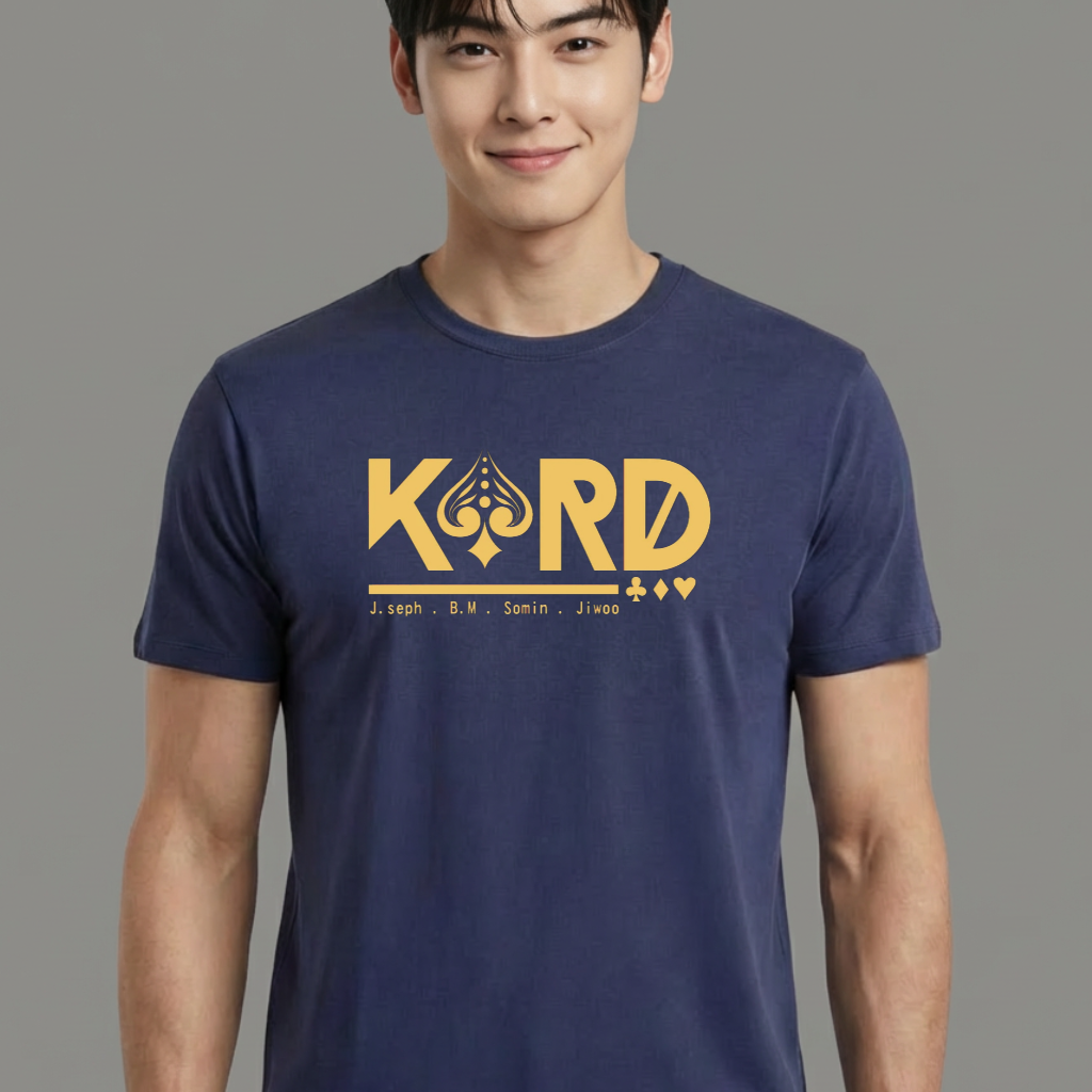 Camiseta camiseta-basica-kard-spade-suits - Azul
