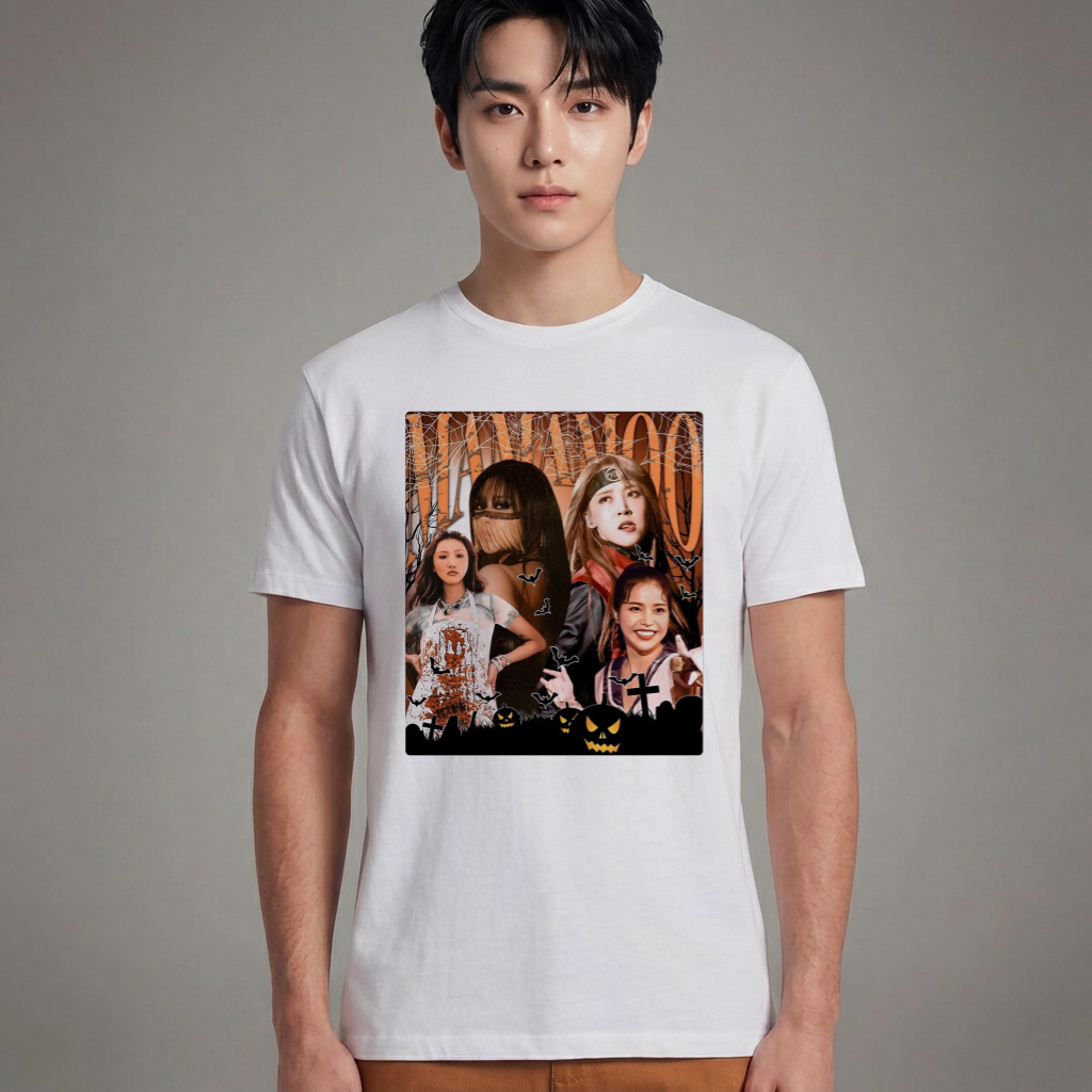 Camiseta Básica Mamamoo Halloween - Branca