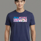 Camiseta NewJeans Get Up Album azul