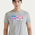 Camiseta NewJeans Get Up Album cinza