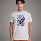 Camiseta Park Jimin BTS branca