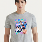 Camiseta Park Jimin BTS cinza