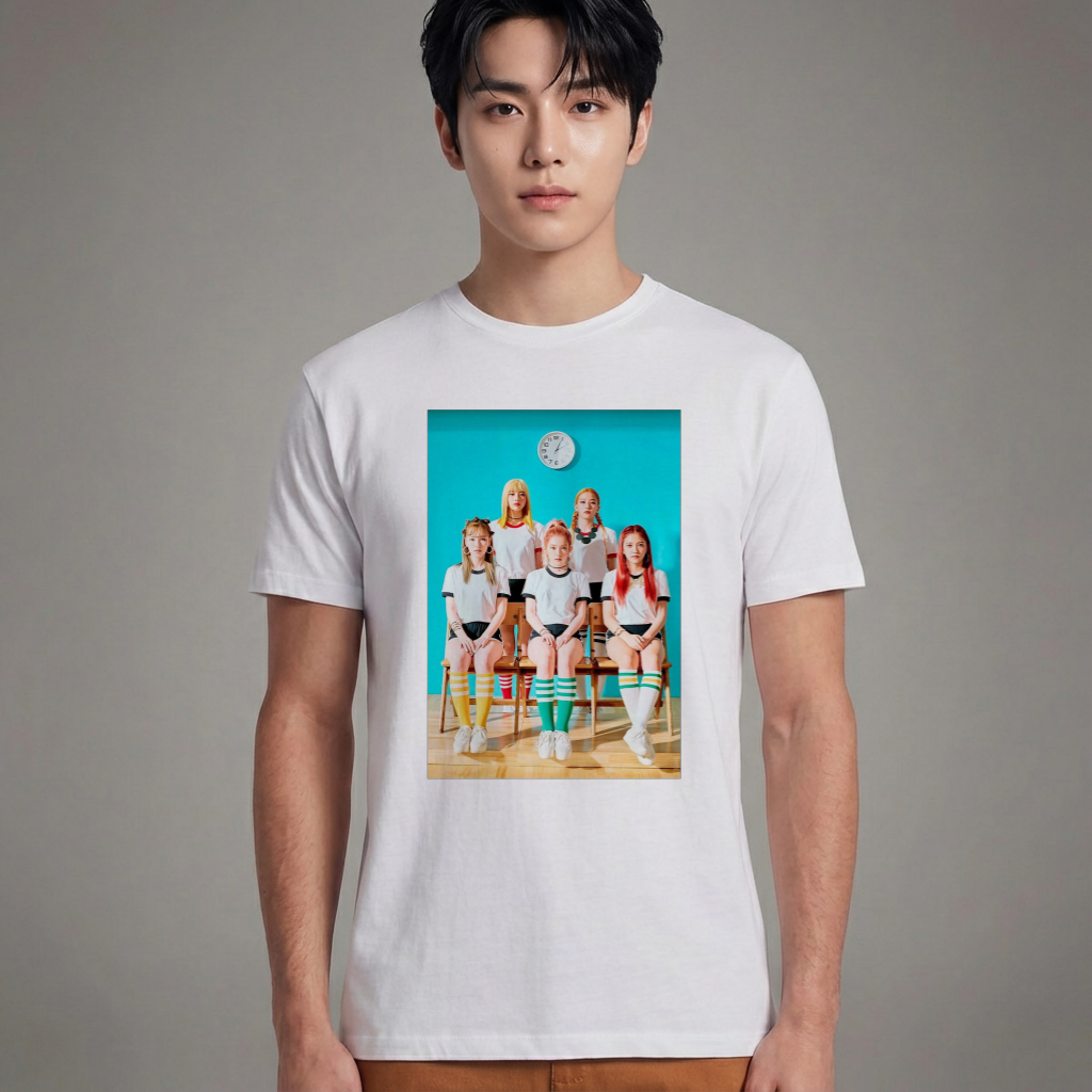 Camiseta Básica Red Velvet College - Branca