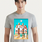 Camiseta Red Velvet College cinza