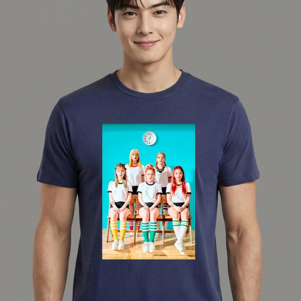 Camiseta camiseta-basica-red-velvet-college - Azul